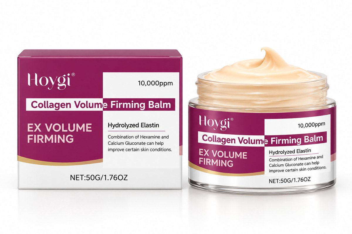 Hoygi Collagen Volume Firming Balm 50 g – Collageen Gezichtscrème – Hydraterend & Verstevigend