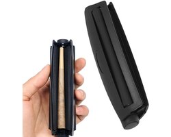 1 Piece Cigarette Roller, Cigarette Machine, Cigarette Lathe, Tobacco Roller 78 mm Black Edition, Black Edition - ShopVlot
