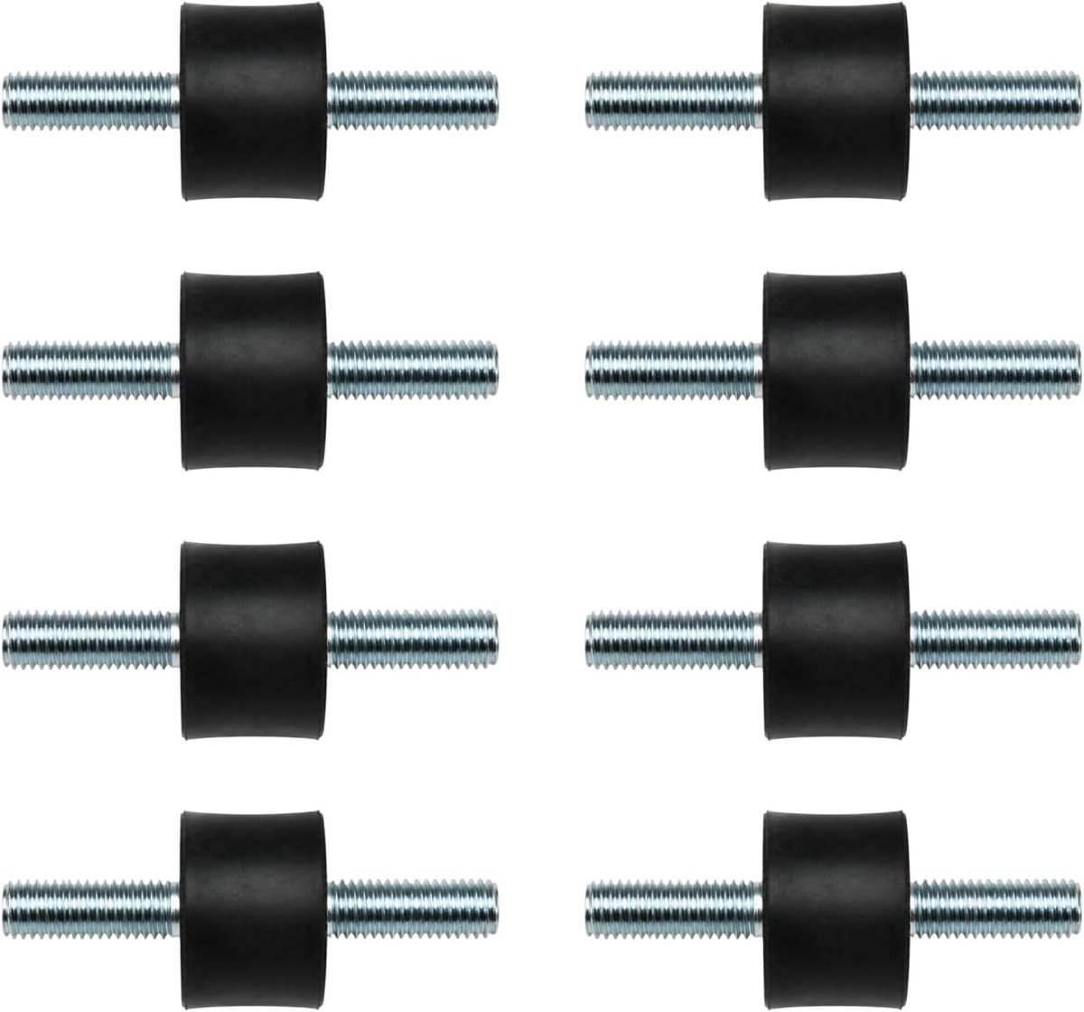 Anti-vibratiehouders M6 8 stuks - rubber, metaal - stille motorblok - ideaal voor machines - ShopVlot