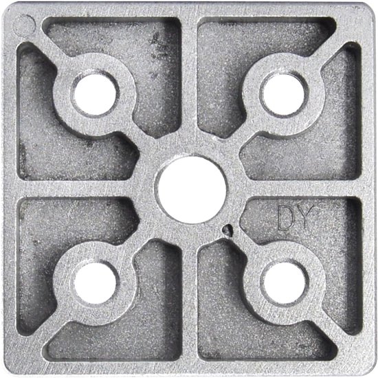 (2 Stuks) 8080 Serie M12 Aluminium Vierkante Basisplaten Joining Plate Connector Voor Europese Standaard Aluminium Profiel — afbeelding 4