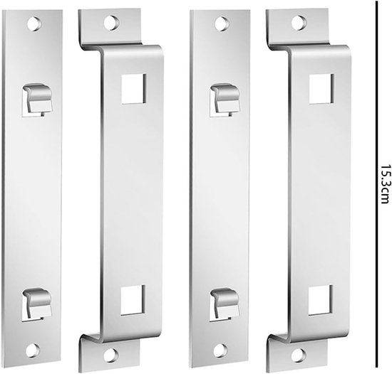 Montagebeugel Set 2-Pack RVS Hanger voor Vogelnestkast — afbeelding 5