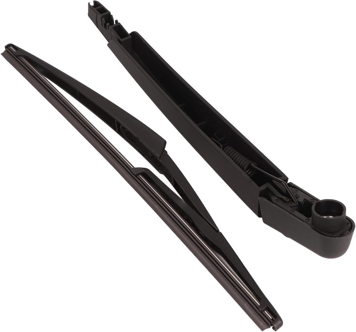 Wisserarm en Blade Set Zwart Fit voor DACIA SANDERO 2005 2015 Vervangt OE 287815304R 287909363R 7701040187 Hoge treksterkte veer voor duidelijk zicht en