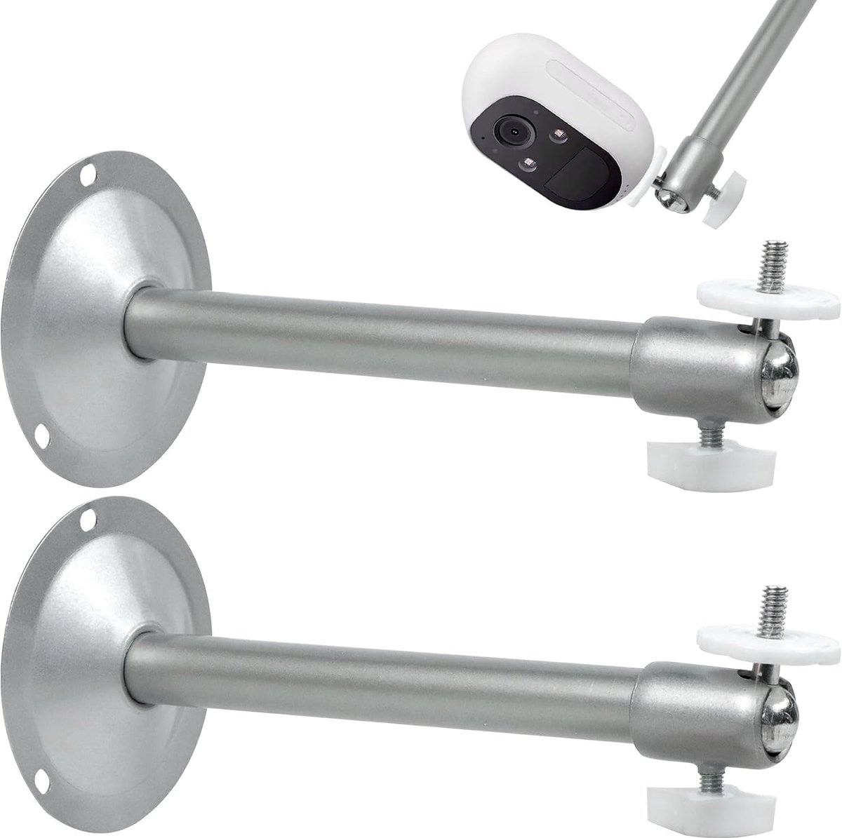 Houder voor buitencamera, verstelbare veiligheid, materiaal van aluminiumlegering, voor bewakingssysteem en bewaking van de huisinstallatie, 1 stuk