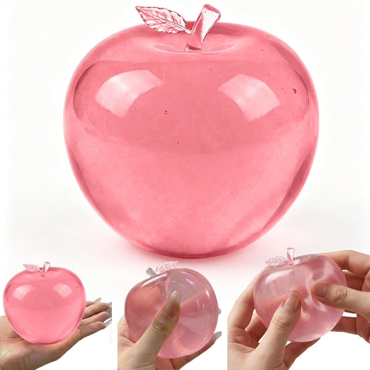Squishy stressball in appelvorm
