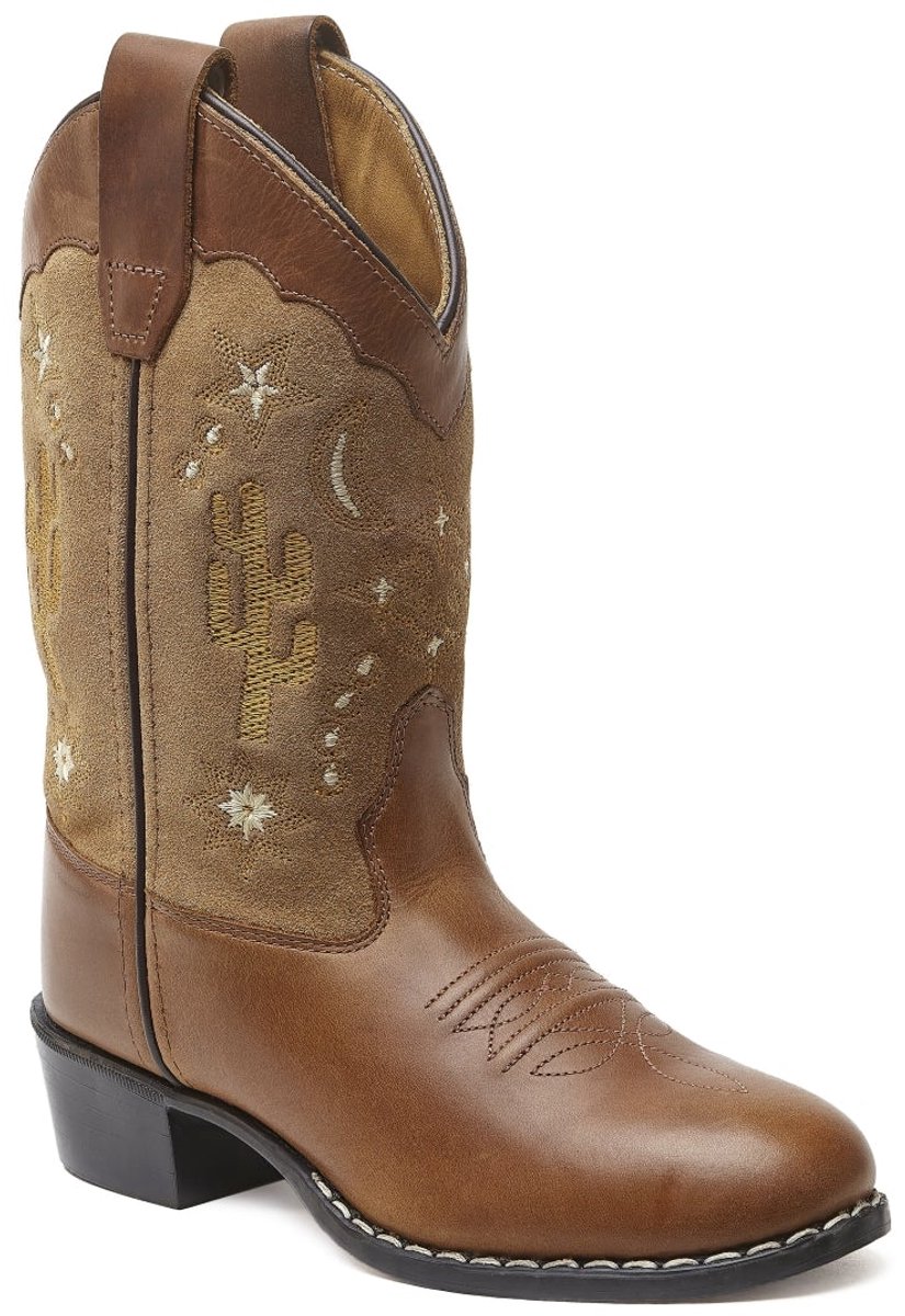 Bootstock Yucca Brown Cowboylaarzen - Kinderen - Bruin - Leer
