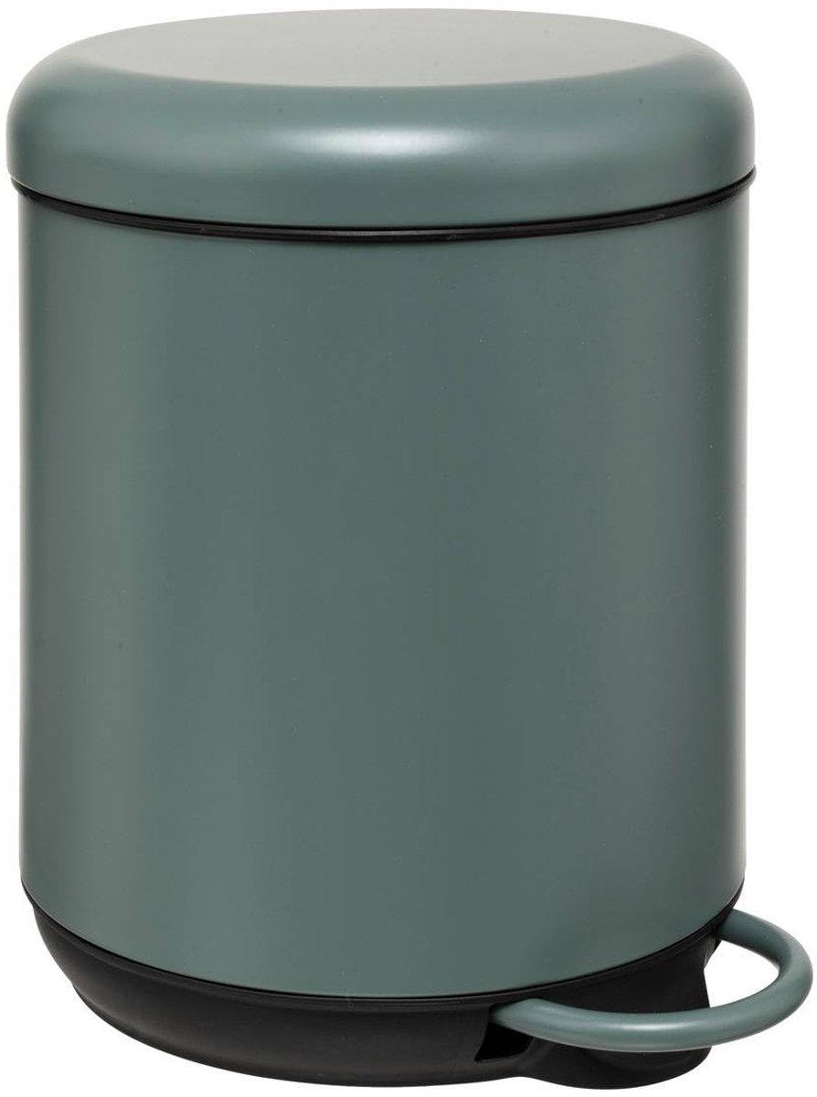 Afvalbak 5l - Ficus Duo - Groene kleur - Ruimtebesparend ontwerp - ShopVlot