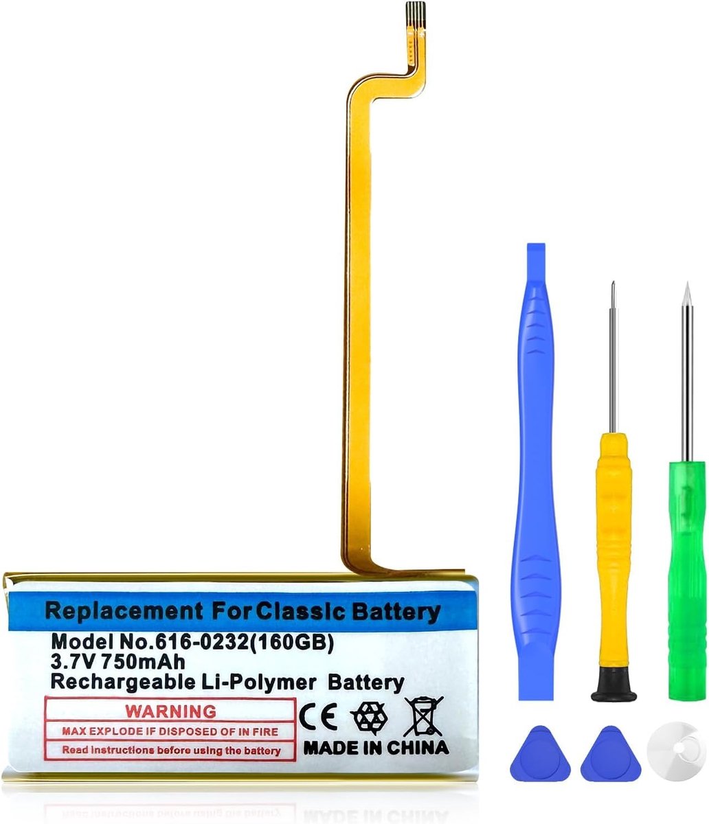 750 mAh batterij vervanging voor iPod 5e generatie video