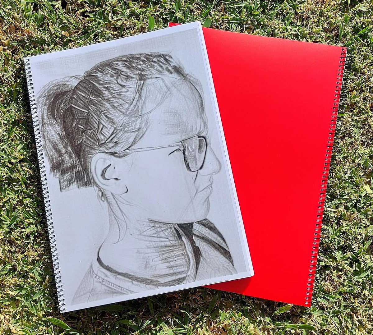 (rood - doorschijnend, papier A4, 80 gram horizontaal)