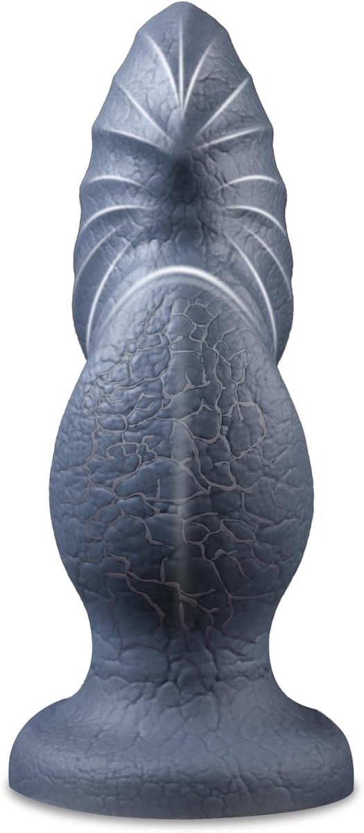 28 x 9 cm Monster Anaal Dildo XXL met Zuignap, Knoop en Dierenlook