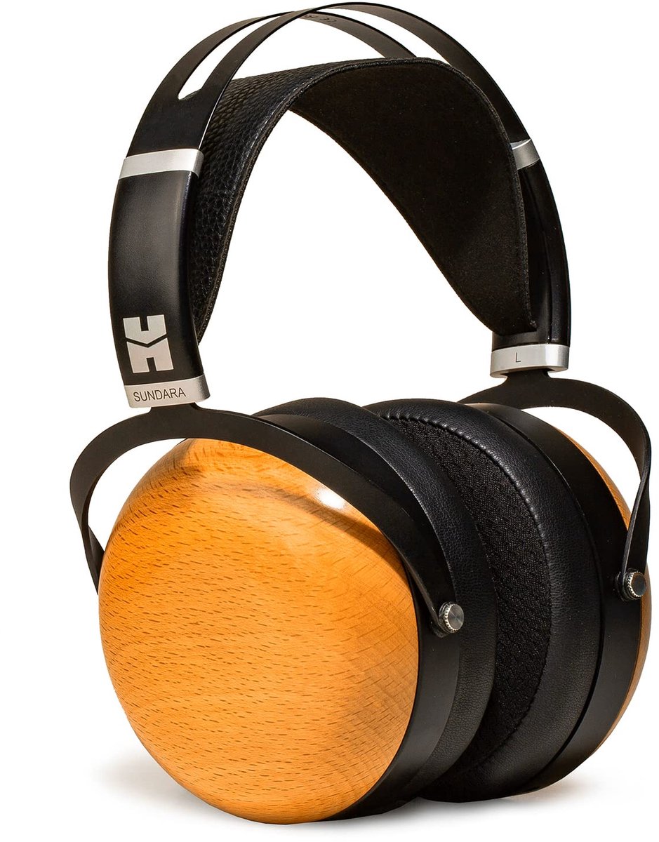 SnelShoppen - Hifi Hoofdtelefoon Over Ear met Gesloten Achterkant, Magnetische Stealth-Magneet, Afneembare Kabel, Houten Oorschelpen, Ideaal voor Muzi