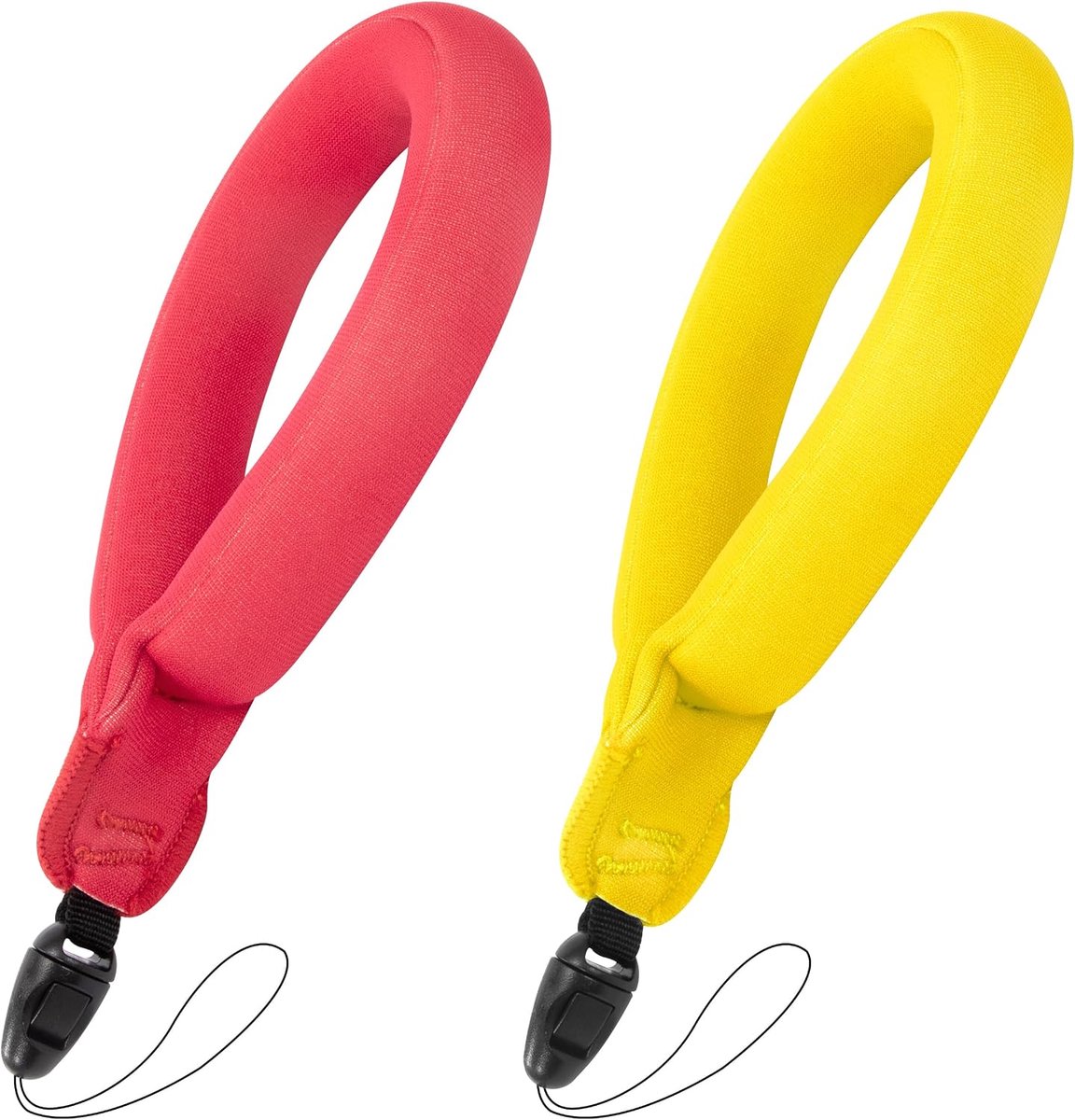 Drijvende camera strap - 2-delige set - rood en geel - perfect voor onderwatergebruik - ShopVlot
