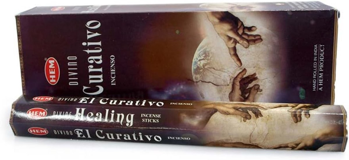 Hem 6 Pack 20g Divine Healing - Box Of Six 20 Gram Tubes - Hem Incense - ShopVlot