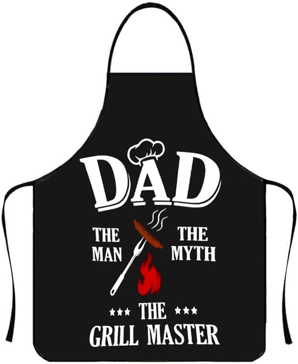 1 stuk cadeau papa schort keuken heren dames, verstelbaar barbecueschort heren, schort Masterchef grappig - ShopVlot