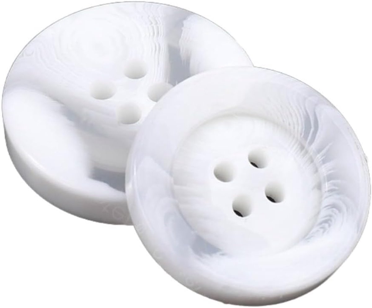 Knopen, 4 gaten, klassieke knopen, vervangende knutselknopen, elegante mantelknopen om te naaien, voor truien, blouses, handwerk, doe-het-zelf, handtas, broek, windjack, pakken