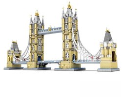 Reobrix 55018 Tower Bridge London XXL mega bouwset | Icons modelbouw | Creator expert architecture bouwpakket | Technische speelgoed ideas voor volwassenen & kinderen | Beroemde skyline decoratie | Bouwdoos met 9782 bloks