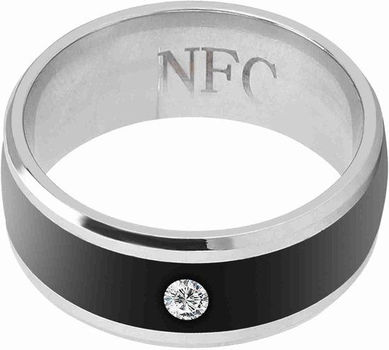Ring NFC Multifunction Wearable Device voor Mobiele Telefoons-magniful Uiterlijk Smart Ring, Magic for Security Applications (maat8) — afbeelding 4