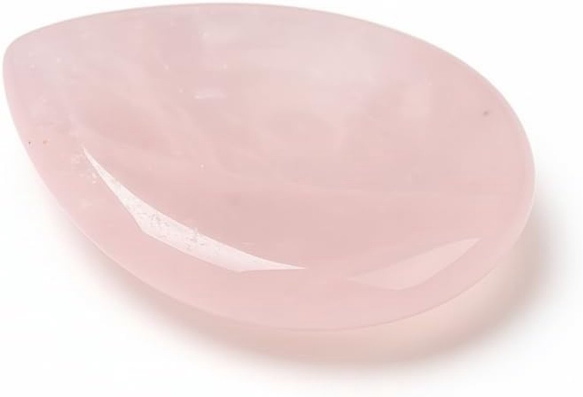 Stenen zorg handgepolijste steen druppelvorm kristal helende stenen duimsteen (rozenkwarts)