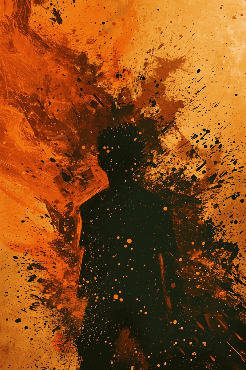 Silhoutte Poster - Abstracte Kunst - Aesthetic - Wanddecoratie - posters - formaat 30x40cm - Aesthetic room decor - XS2026MT