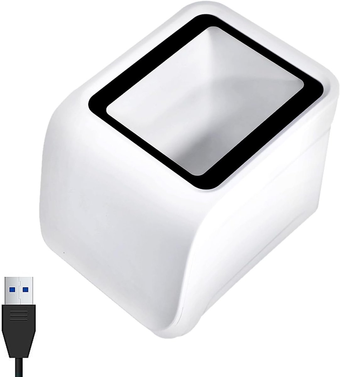 QR Desktop Barcode Scanner Mobiele Betalingscode Scanning Doos Auto-Sensor USB Bedrade Barcodelezer voor Supermarkt Retail Store Restaurant