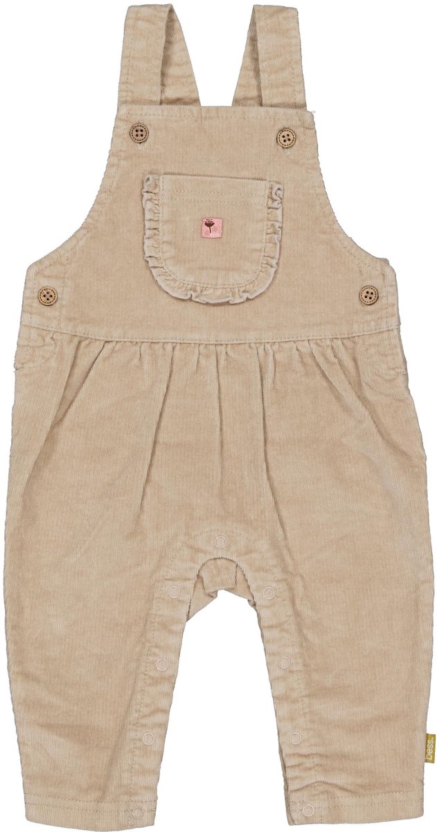 B.E.S.S Meisjes Baby Tuinbroek Amy Dessert Sand Maat 80