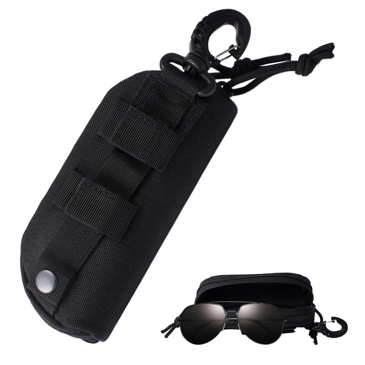 1 Stuks Draagbare Outdoor Brillenkoker, 17X6.98X6cm Tactische Brillenkoker - ShopVlot