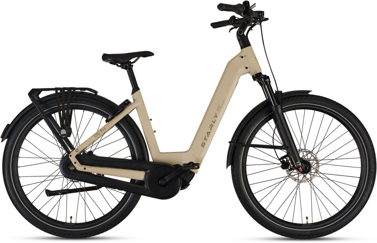 Starly city Pro Wave met Kettingkast Elektrische Fiets - Mountain Grey - 45cm