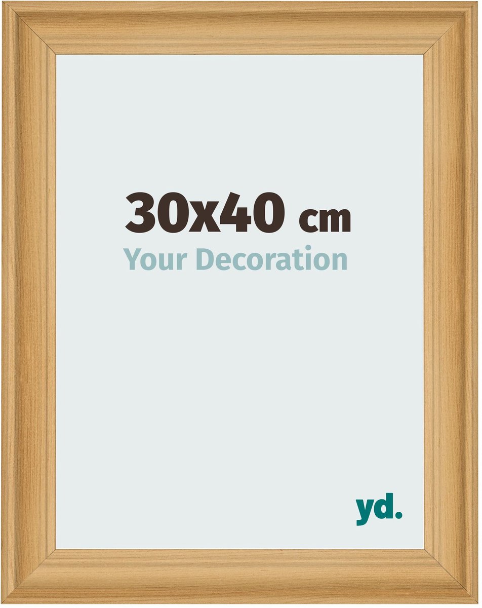 yd. Your Decoration - Fotolijst 30x40 cm - MDF - Dennen Houtnerf - Lazio