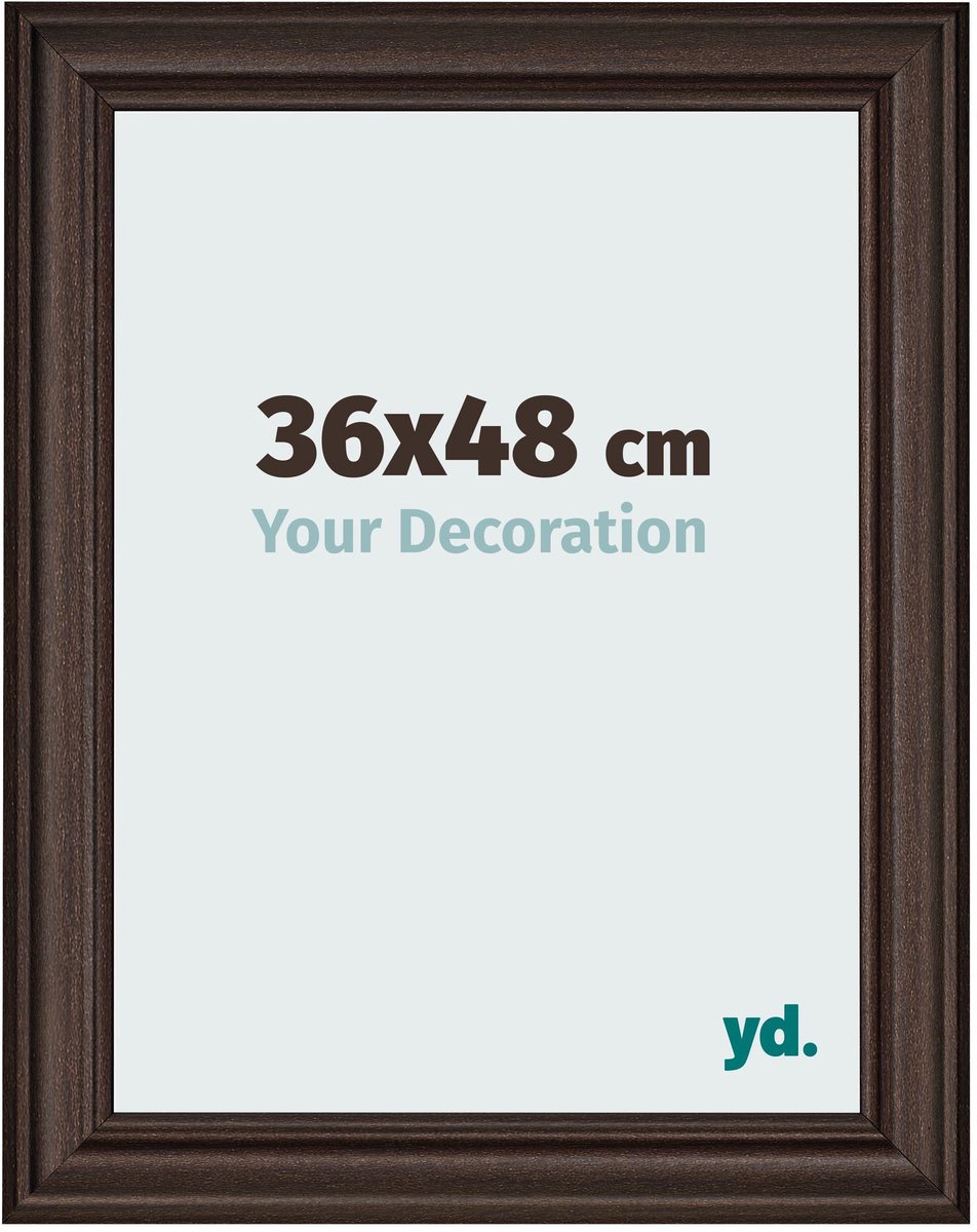 yd. Your Decoration - Fotolijst 36x48 cm - MDF - Eiken Donker - Lazio