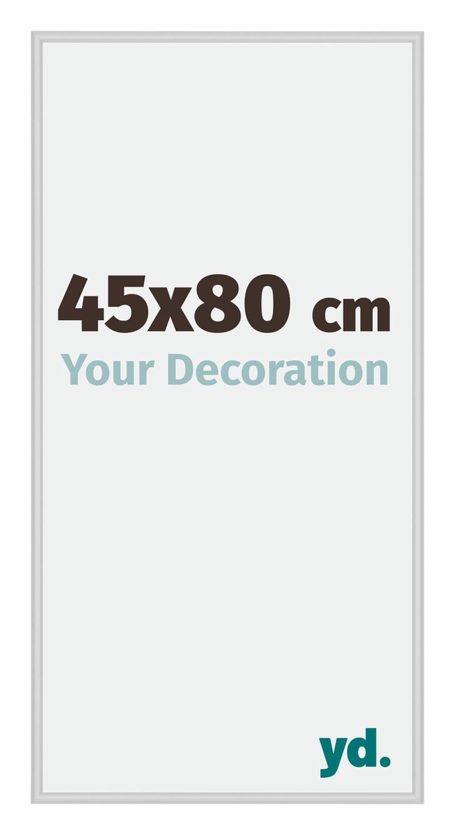 yd. Your Decoration - Fotolijst 45x80 cm - Aluminium - Zilver Mat - Miami