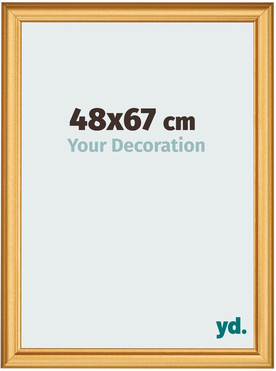 yd. Your Decoration - Fotolijst 48x67 cm - MDF - Goud Mat - Lazio