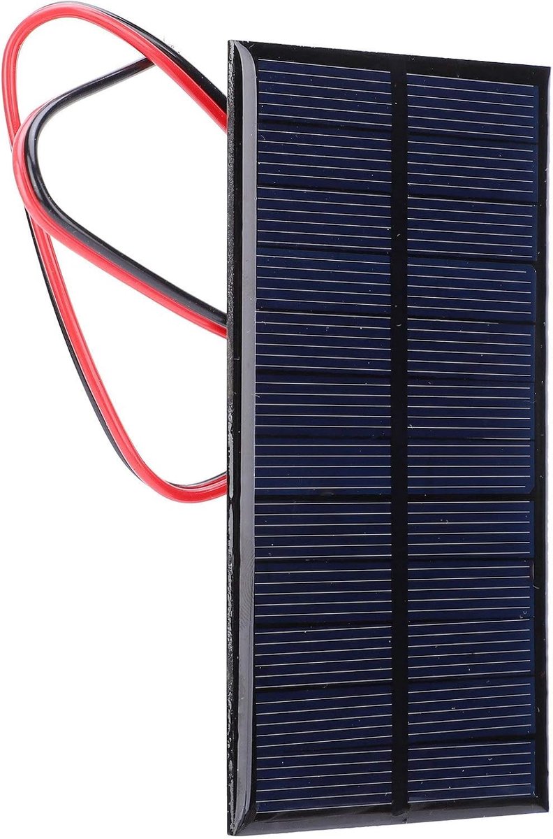 3 stks 1 W DC6V Polysilicium Zonnepaneel Mobiele Power Module met 30 cm Kabel voor Solar Charger, Solar Lights