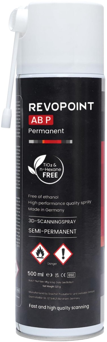 Revopoint 3D Scanning Spray for 3D Scanners - ShopVlot