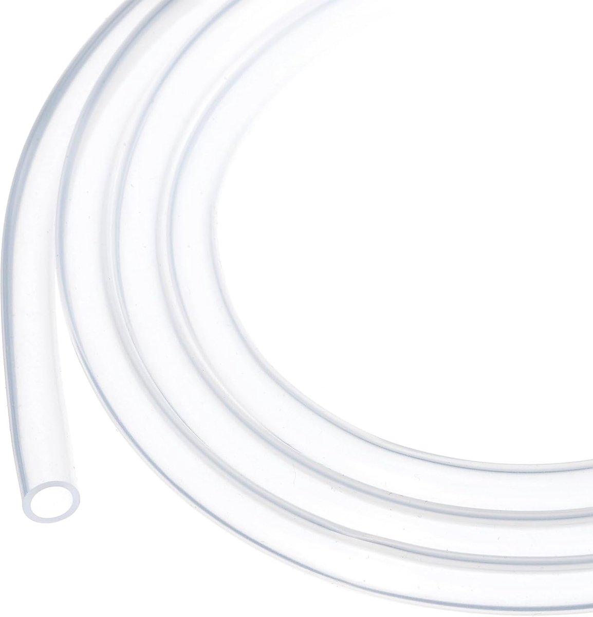 3.05m Siliconen Slang 5mm ID 7mm OD Heldere Industriële Kunststof Slangen Pure Siliconen Slangen voor Pomp Sifonering Drainage Irrigatie Brouwen