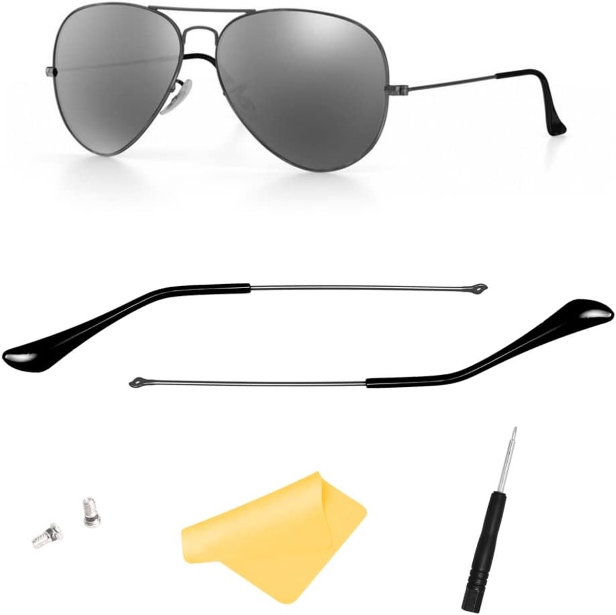 Arm Tempel Tips Voor Ray-Ban Aviator RB3025 Zonnebril Reparatie Kit Onderdelen
