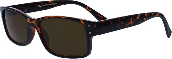 Reader Bruine Schildpad Zon Lezers Leesbril UV400 Mannen Vrouwen Scharnieren Met Veer UVSR012 +1,00 — afbeelding 4