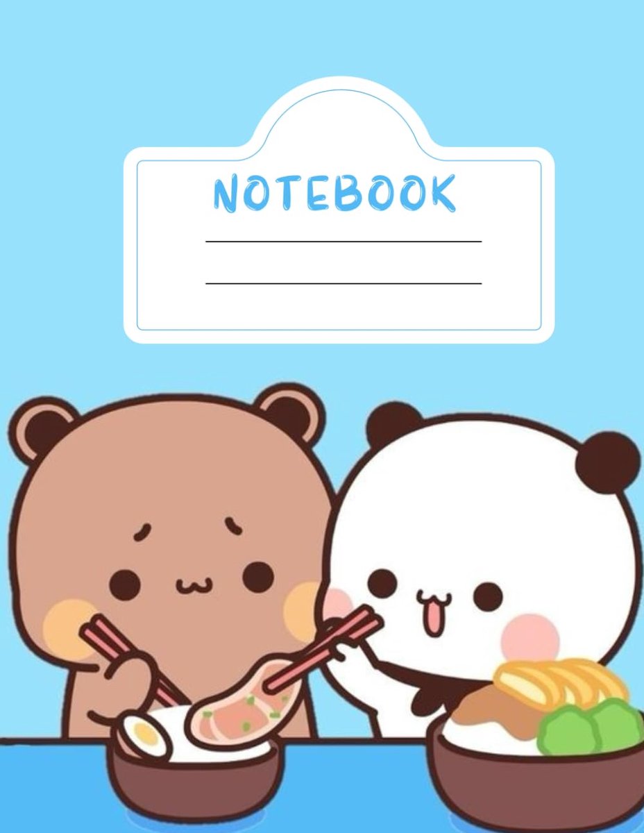 Bubu Dudu Notebook: NoteBook for kids, NoteBook for boys and girls, cute bears book, Panda NoteBook - ShopVlot