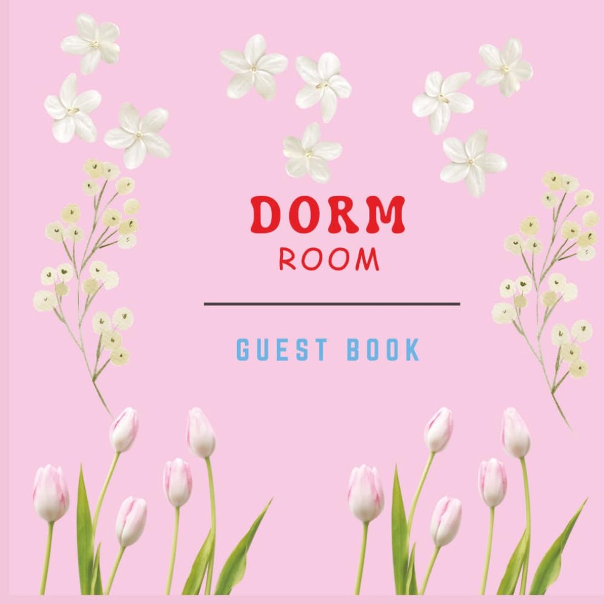 Pretty Pink Dorm Room Guest Book: for ladies visiting your Dorm Room - ShopVlot