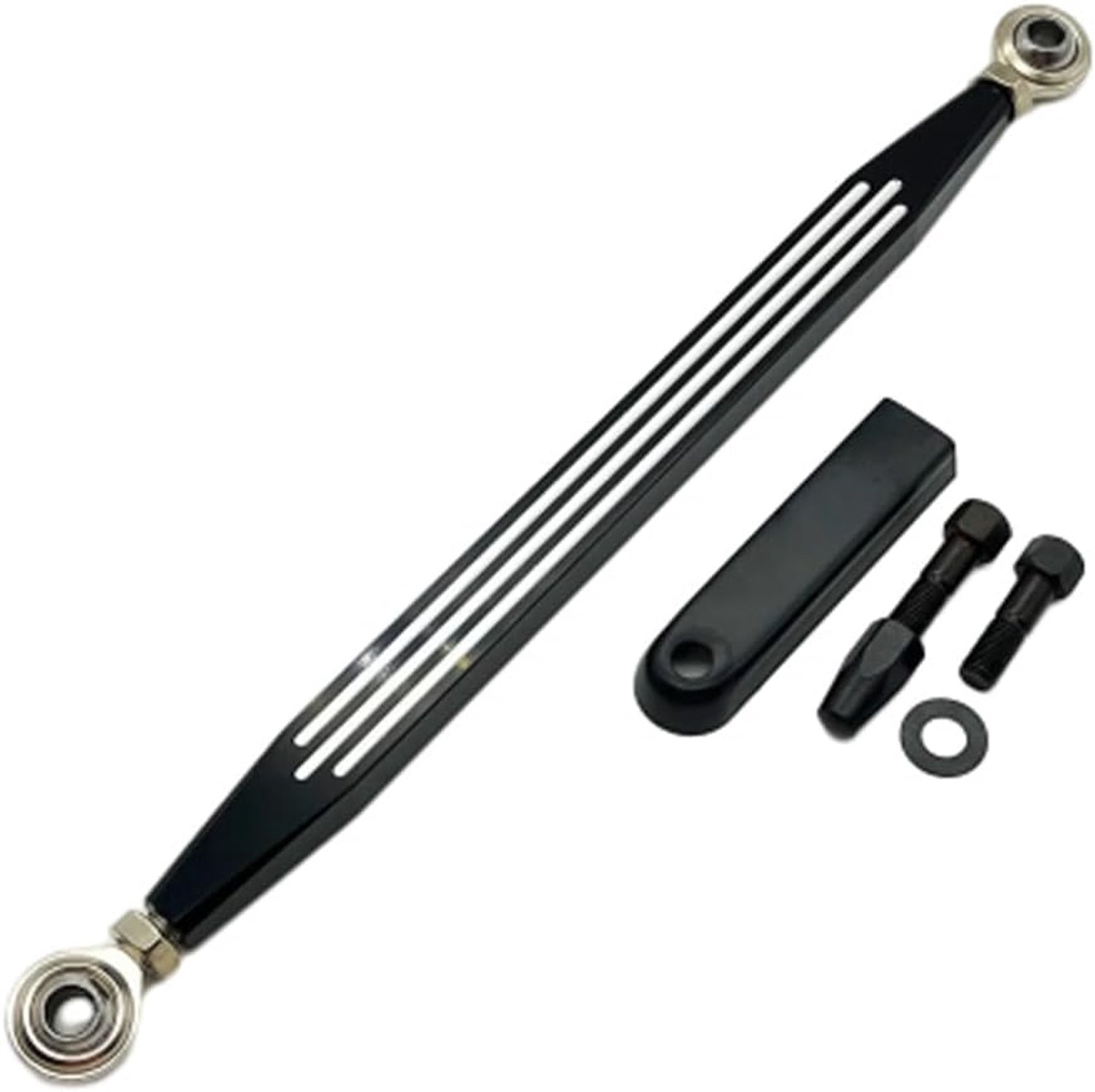 Schakelstang voor motor, aluminium, zwart, geschikt voor Harley Softail
