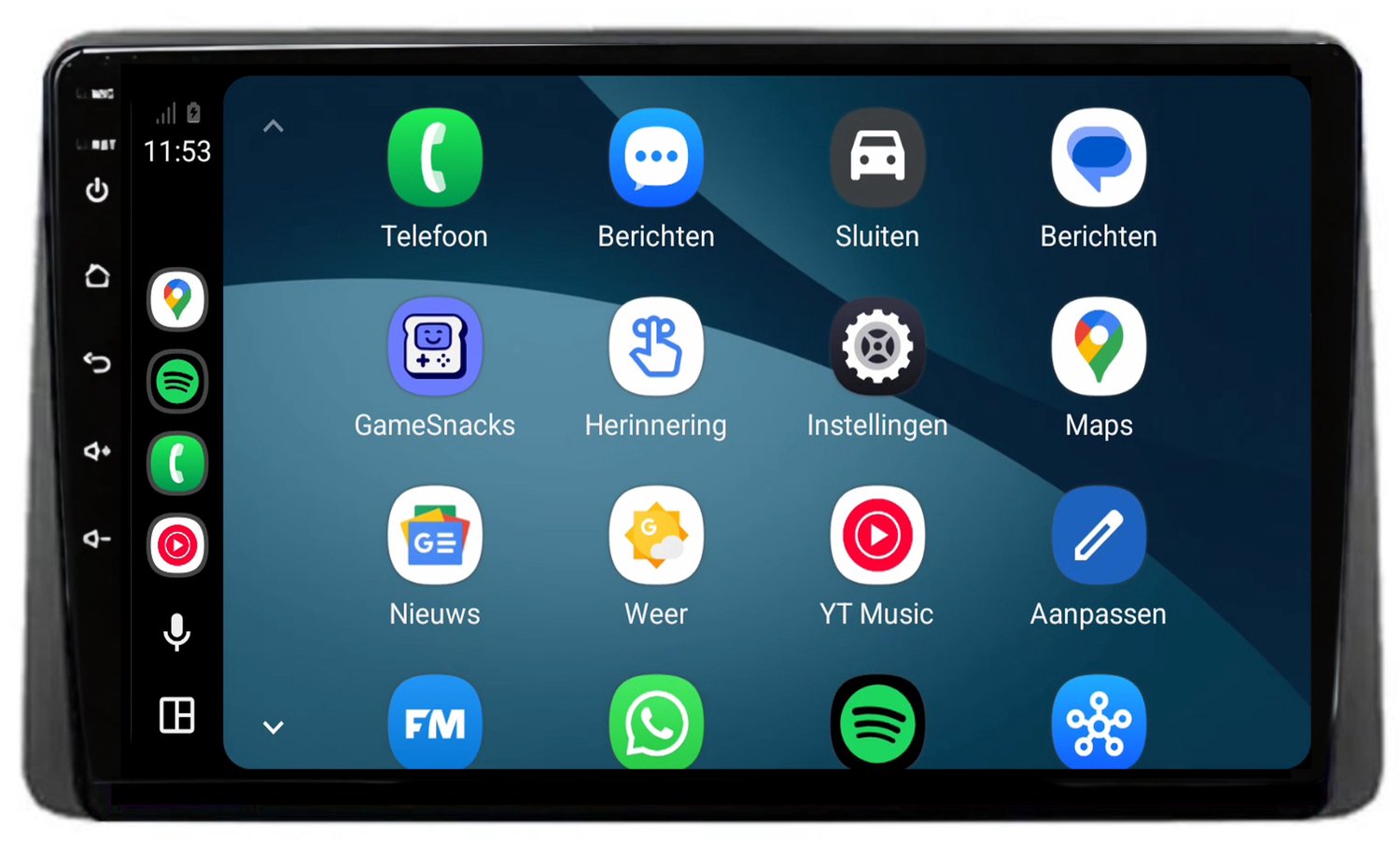 CarPlay autoradio geschikt voor Dacia Duster | 2021 t/m 2024 | Cartronix CTX-7093 | 2021 2022 2023 2024 | 9 inch | Android 15 | Draadloos Apple CarPlay & Android Auto | 2GB + 32GB | Bluetooth & Wifi