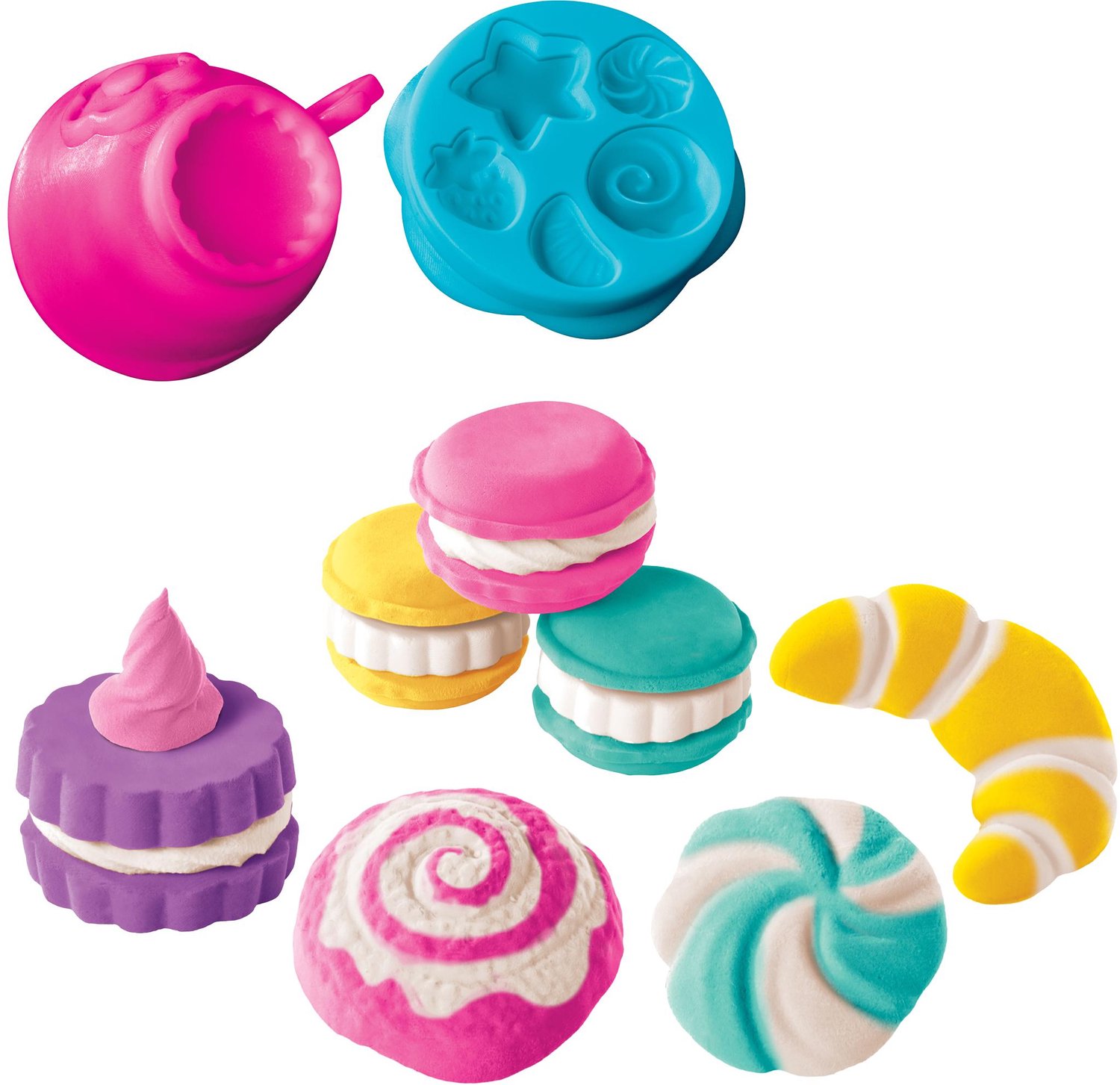 Lexibook, Softee Dough, Fancy Tea Party set mallen, Wit/Rood, CRDOUGH10