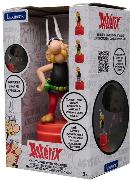 Astérix nachtlampje Bluetooth luidspreker — afbeelding 4
