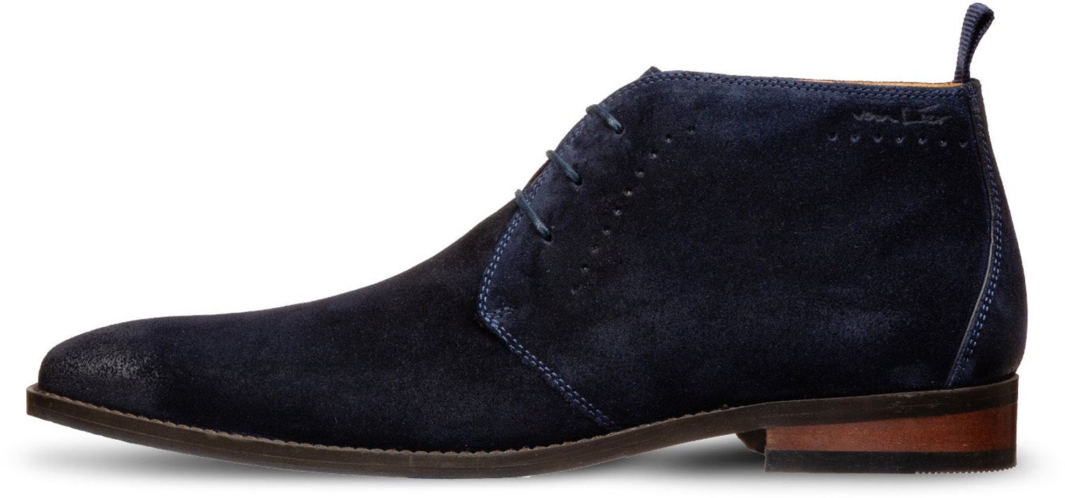VANLIER - Heren Schoenen - Blauw - Maat 42