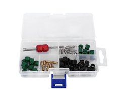 Installatieset voor Auto Airconditioning met 10 Ventielkernen