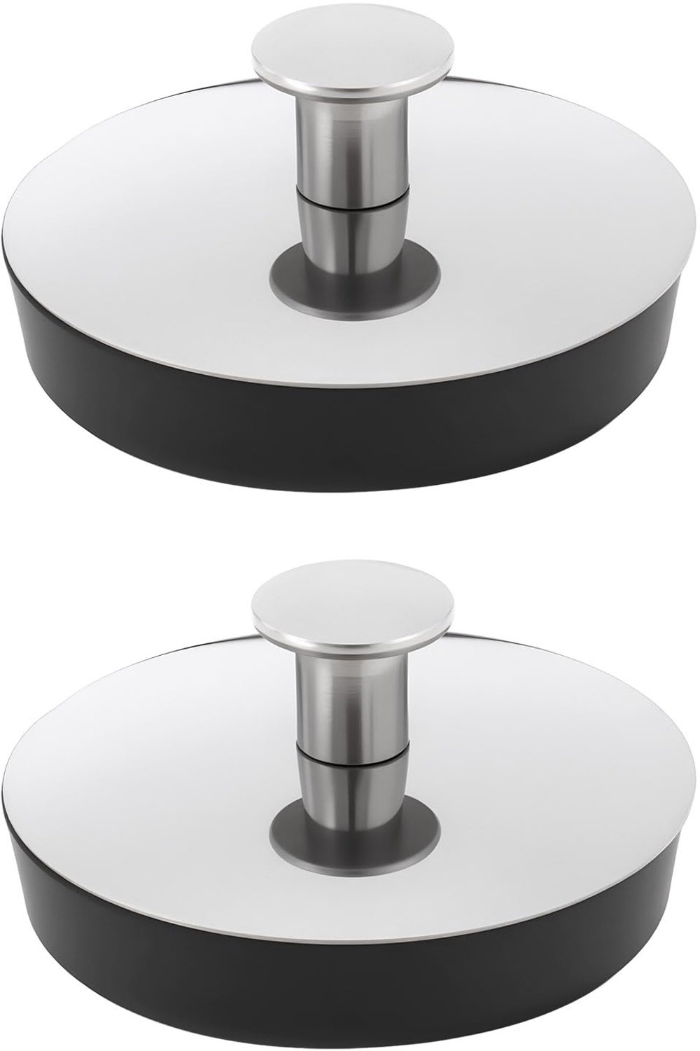 Afvoerplug 2 Stuks - Rubber - Multifunctioneel - Antislip - Geschikt voor Bad en Wastafel - Hoogwaardige Afdichting - Afvoerstop