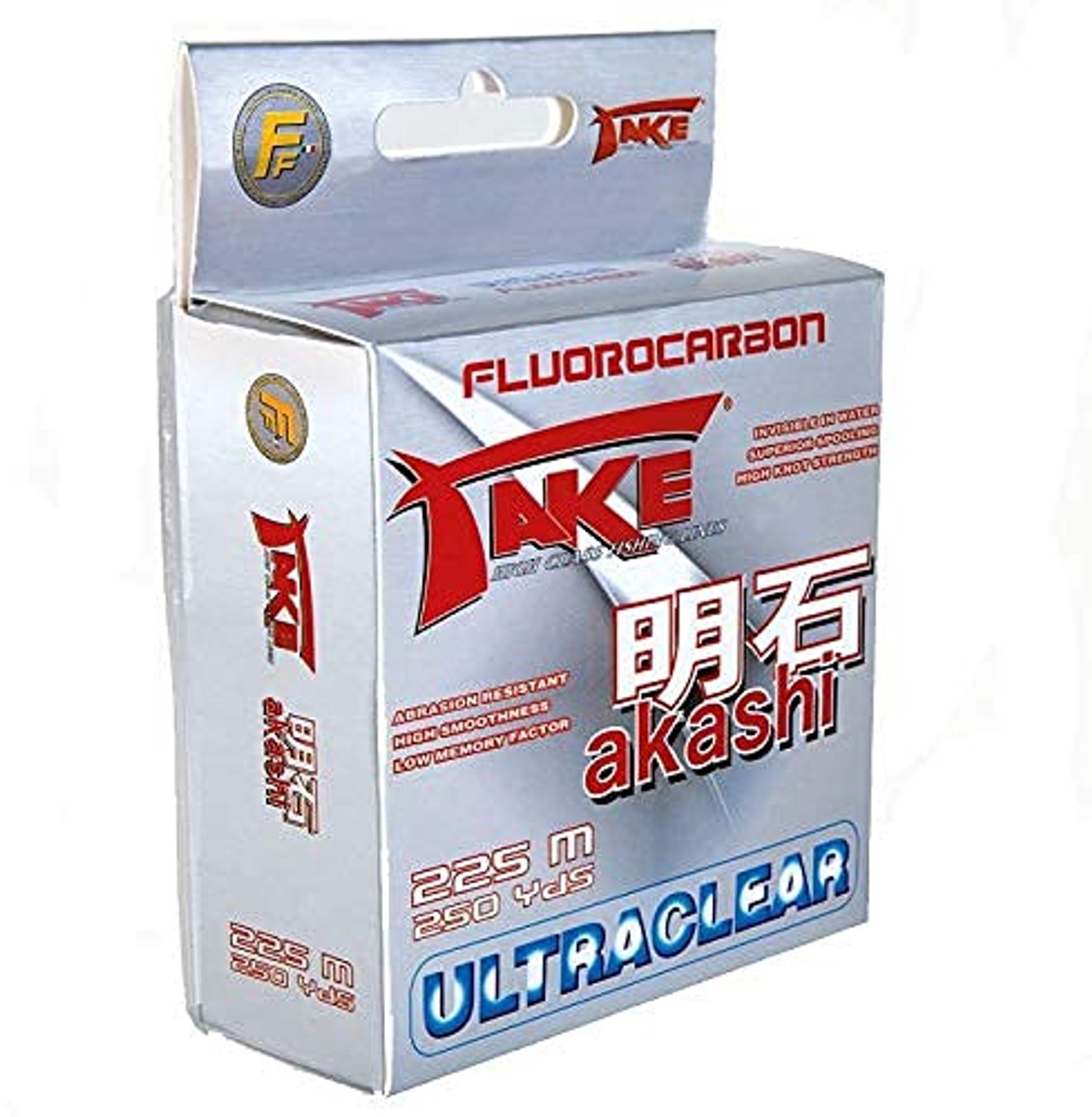 Fluorocarbon Visslijn 225m 0.3mm 13kg Ultra Clear