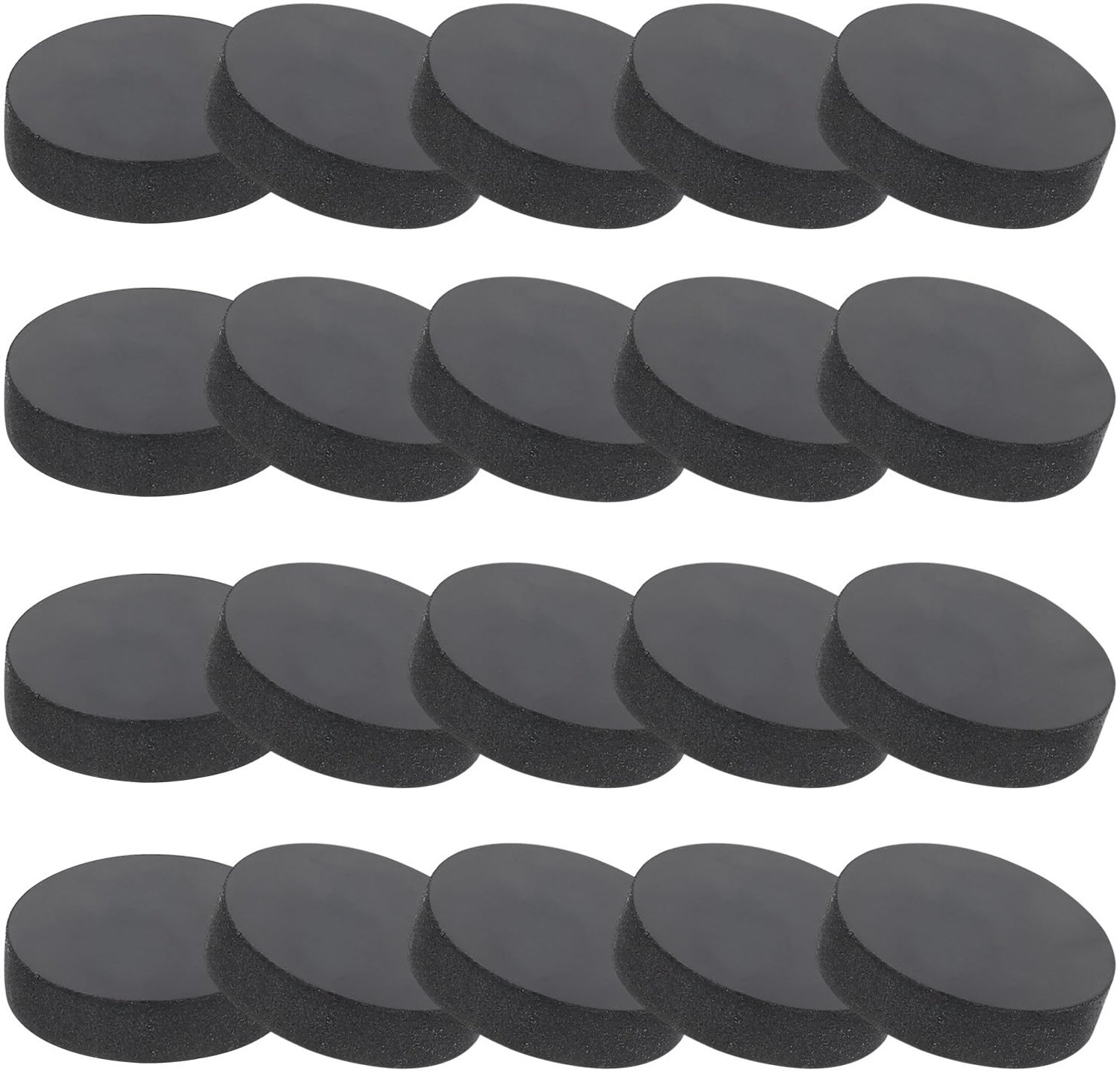 Rubber Ronde Wasmachines - 20 Stuks - 25mm x 6mm - Zwart