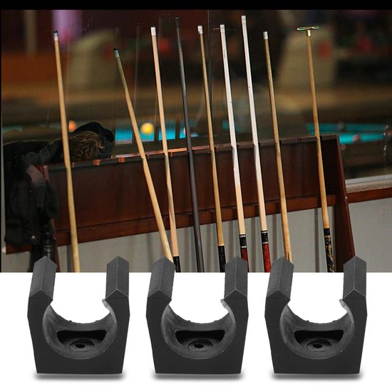 Biljartkeu Clip - 6PCS - Plastic - Muurbeugel - Lichtgewicht - Ruimtebesparend - Eenvoudig te gebruiken - Biljartclip — afbeelding 4