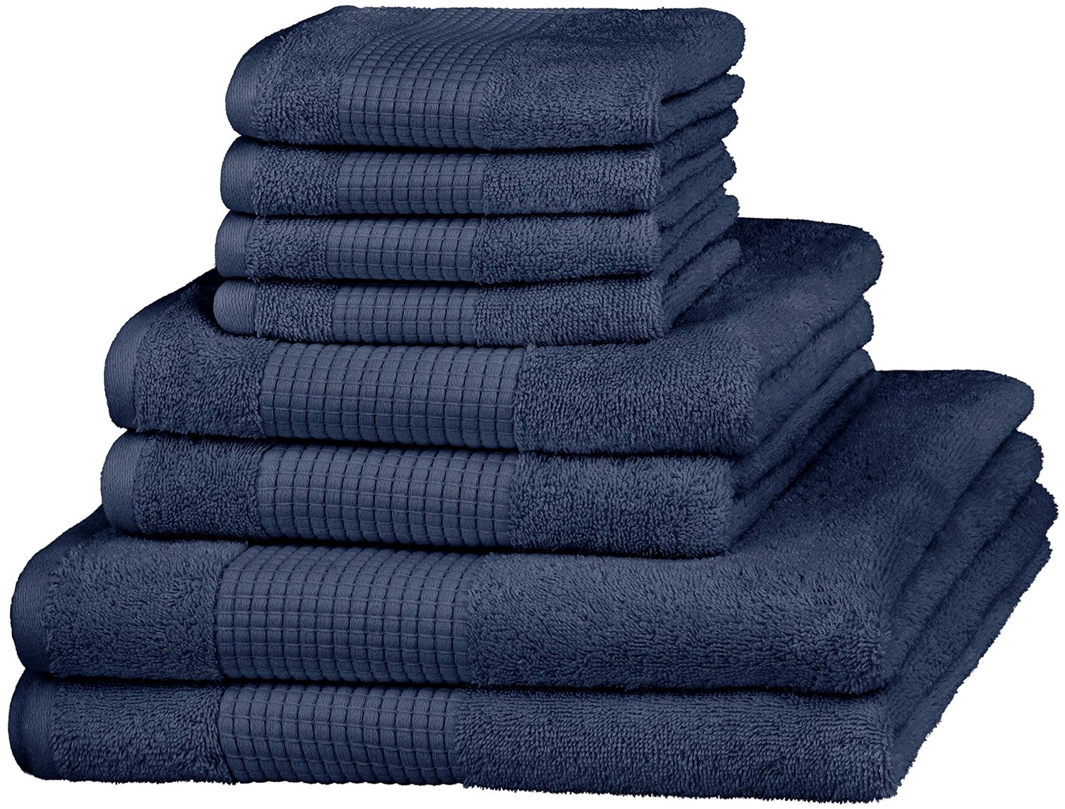 Complete Handdoekenset 8-delig - Hoog Absorberend en Pluisvrij - 100% Katoen - Oeko-Tex
