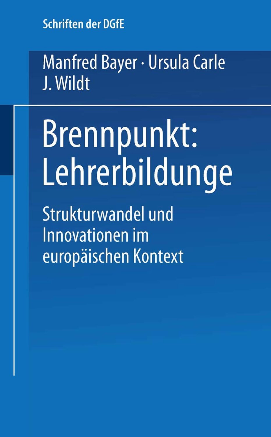 Boek over lerarenopleiding in Europa - Innovaties en structuurverandering