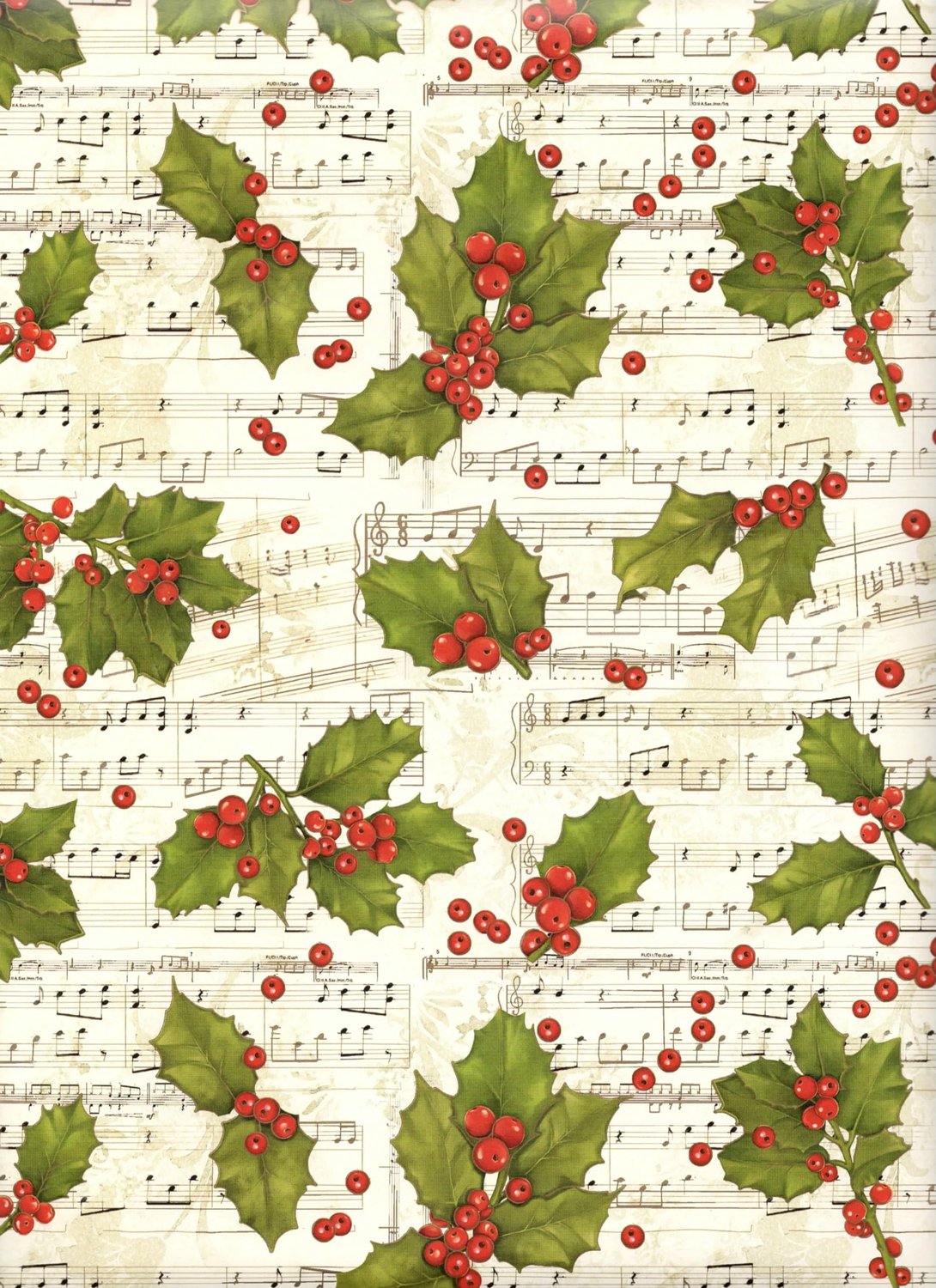 Kerst Cadeaupapier - 3 Vellen van 90 x 65 cm